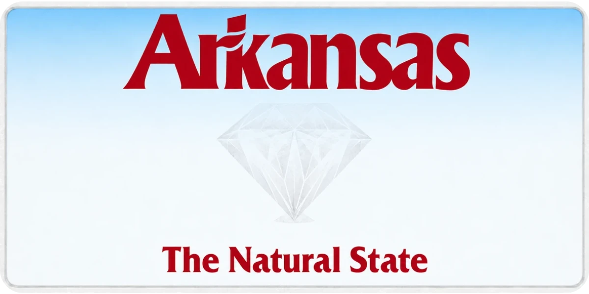 Arkansas license plate visualization