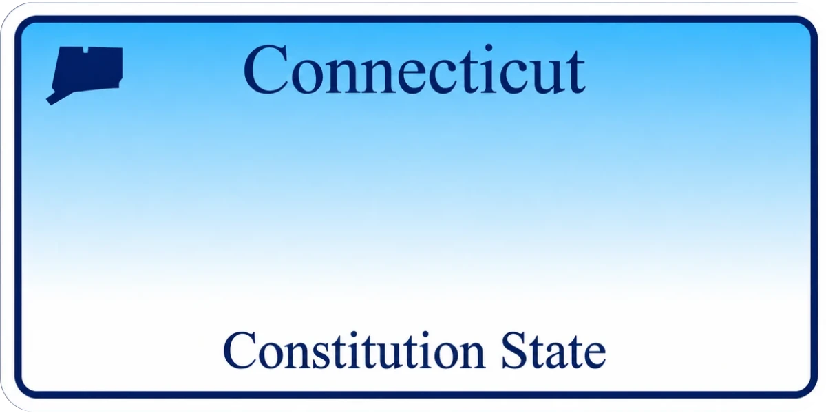 Connecticut license plate visualization