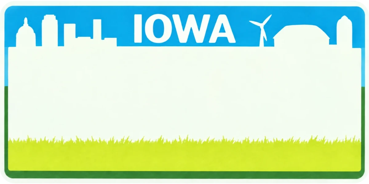 Iowa license plate visualization