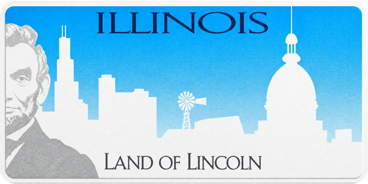 Illinois license plate visualization