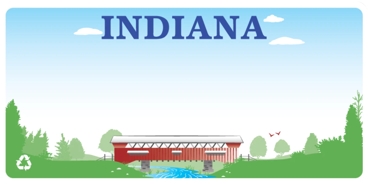 Indiana license plate visualization