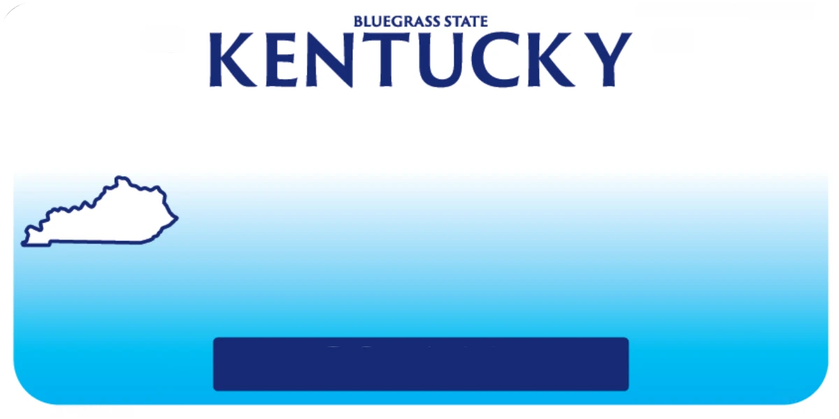 Kentucky license plate visualization