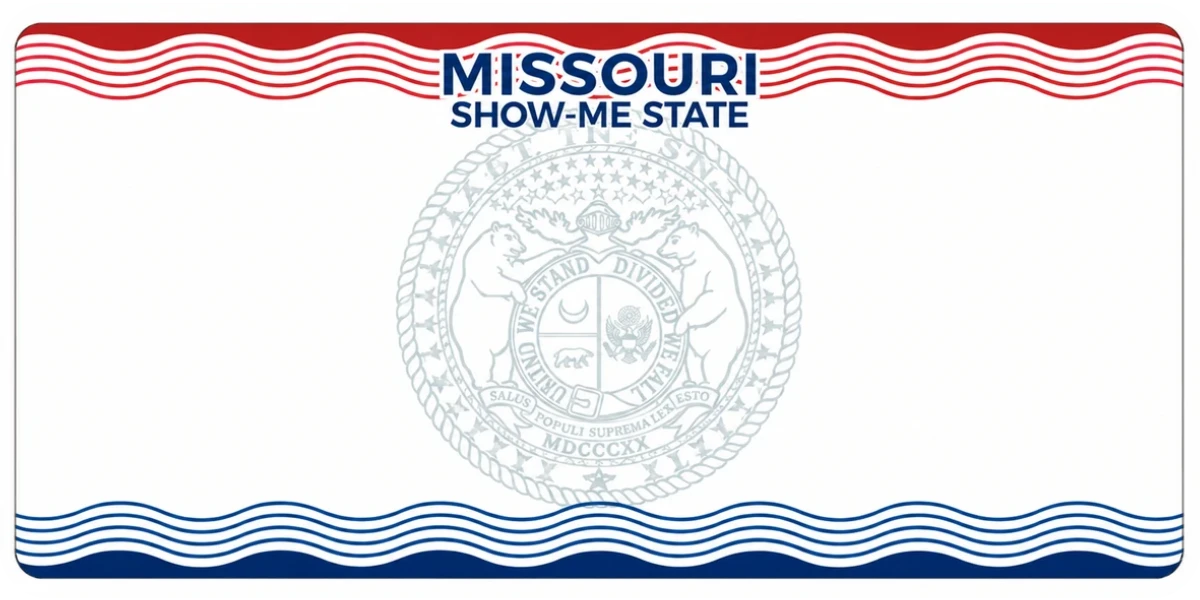 Missouri license plate visualization