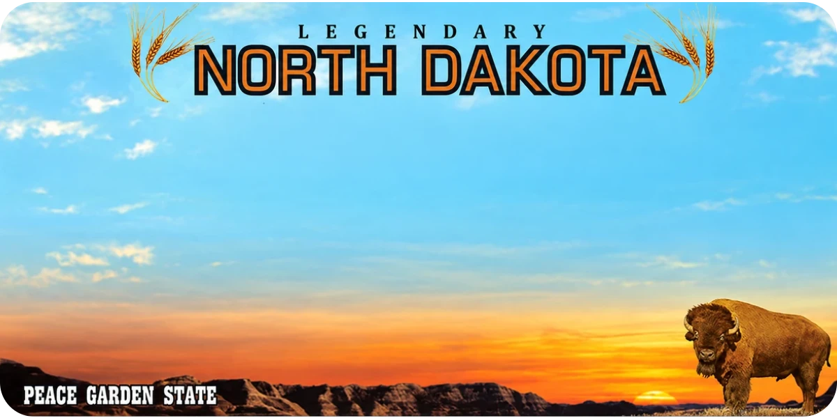 North Dakota license plate visualization