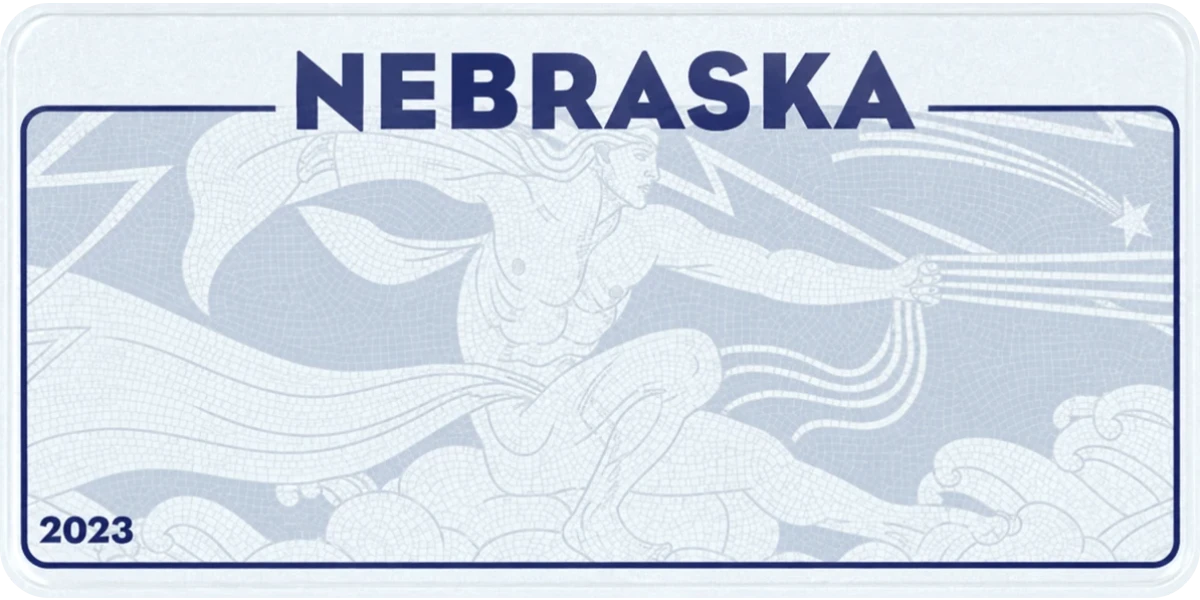 Nebraska license plate visualization