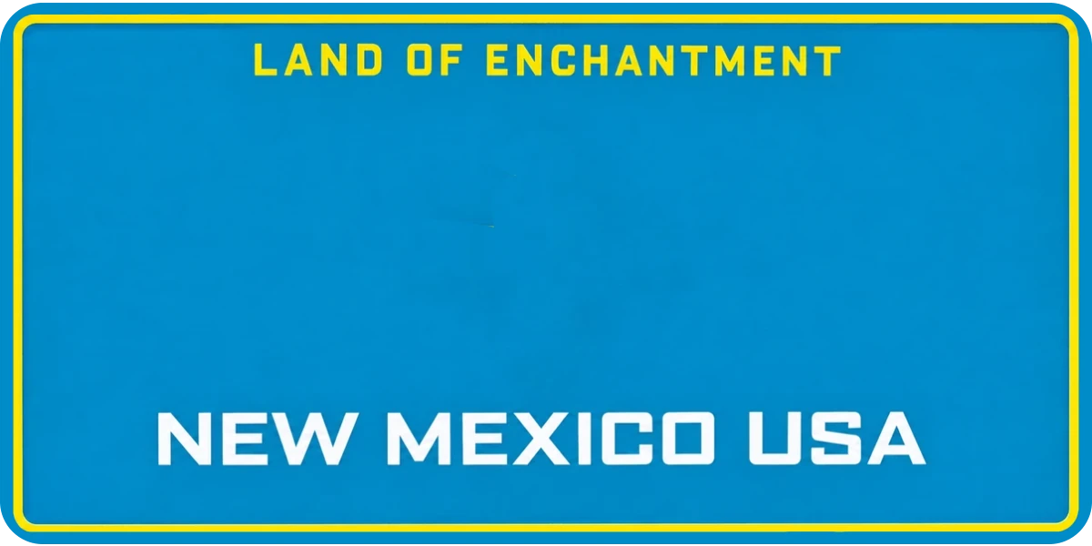 New Mexico license plate visualization