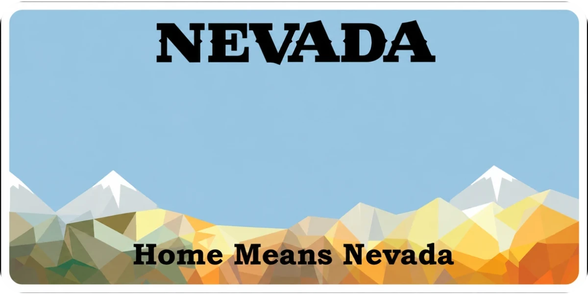 Nevada license plate visualization