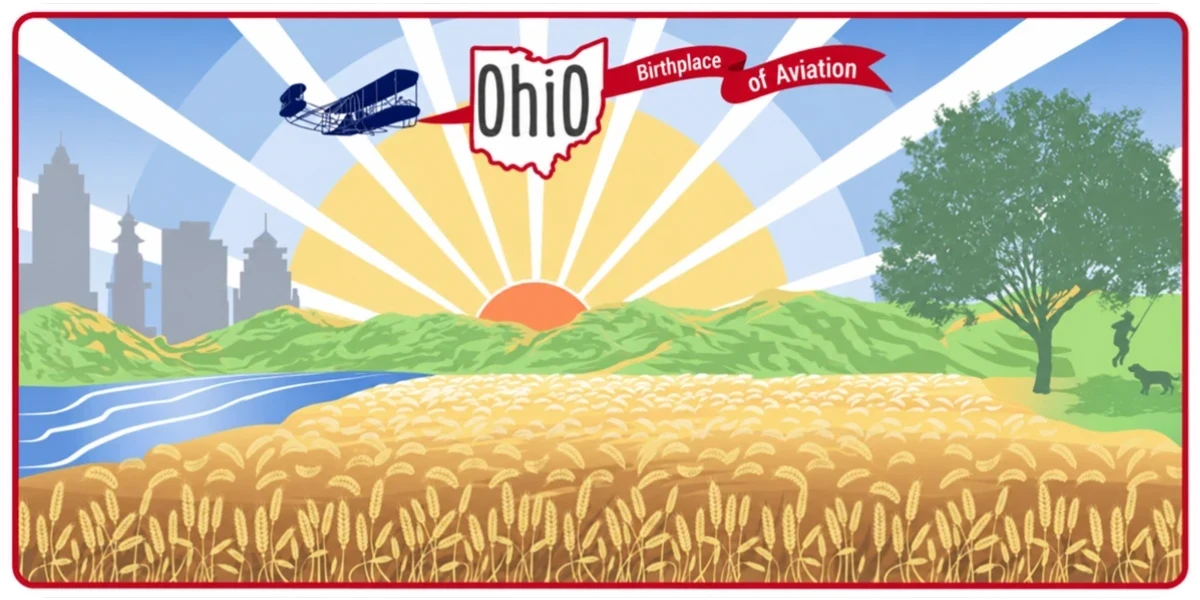 Ohio license plate visualization