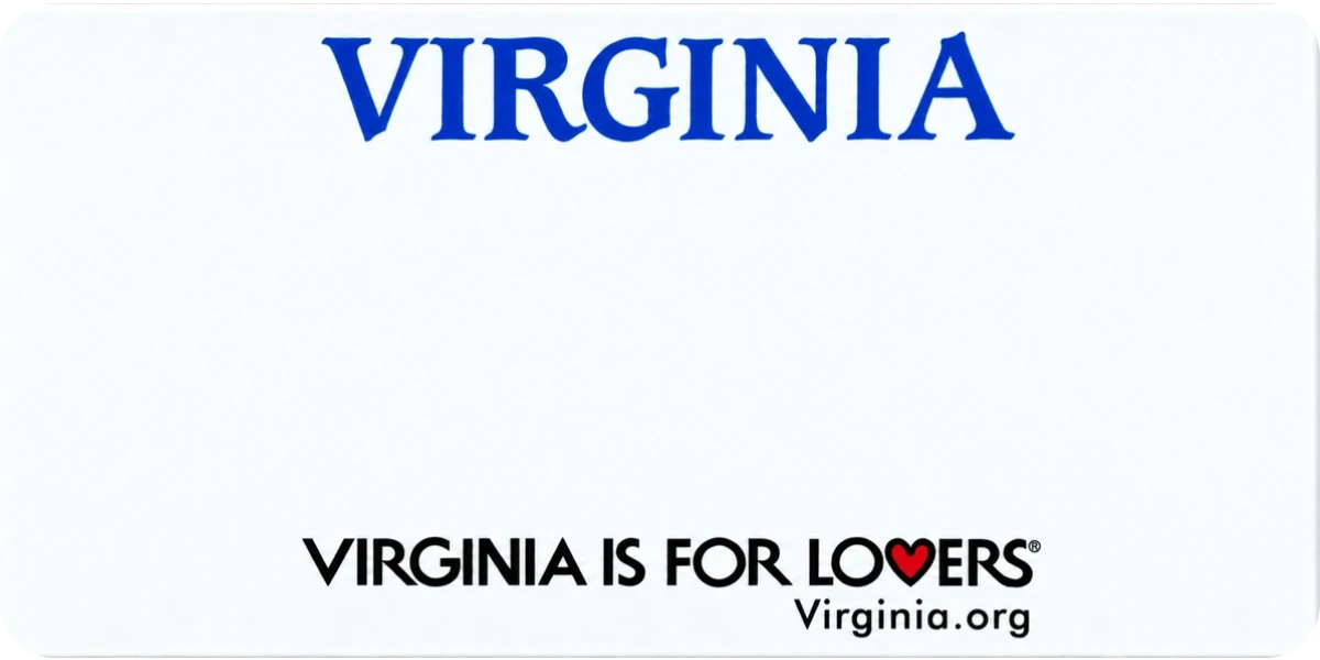Virginia license plate visualization