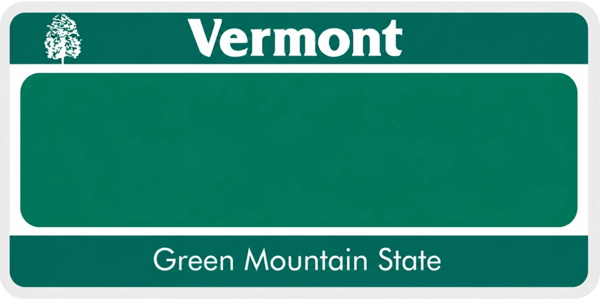 Vermont license plate visualization