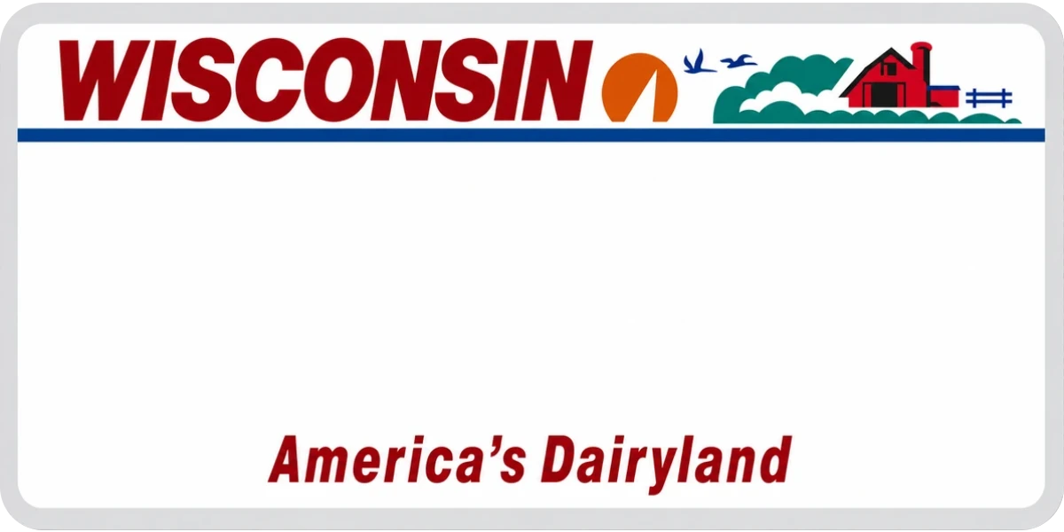 Wisconsin license plate visualization