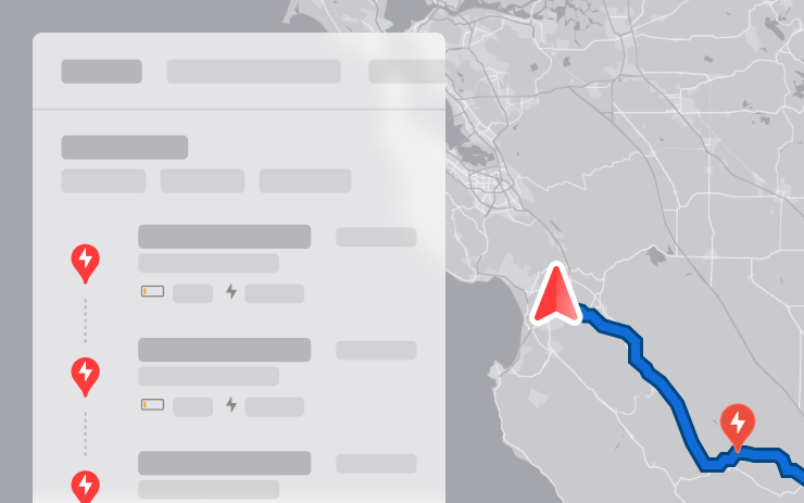 Tesla Alternative Trip Plans feature in update 2025.14.6