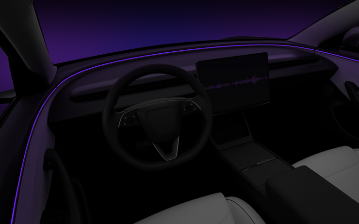 Tesla Rave Cave feature in update 2025.32.3.1