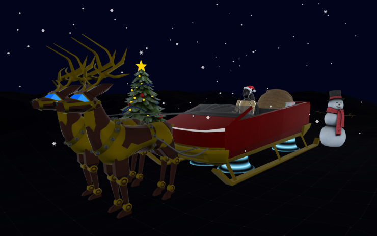 Tesla Santa Mode Updates feature in update 2025.45.10