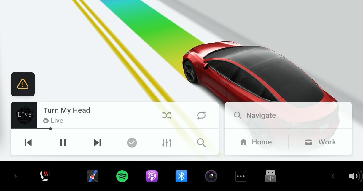 Tesla Additional Transparency Effects feature in update 2025.8.3