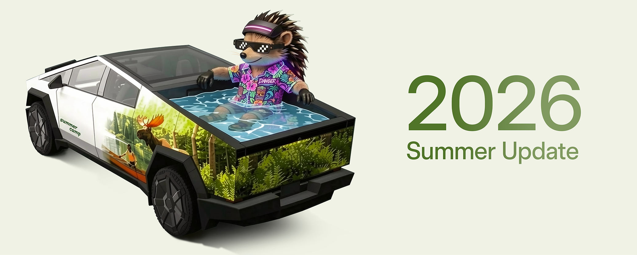 Tesla Summer Update feature in update 2026.27.100.1