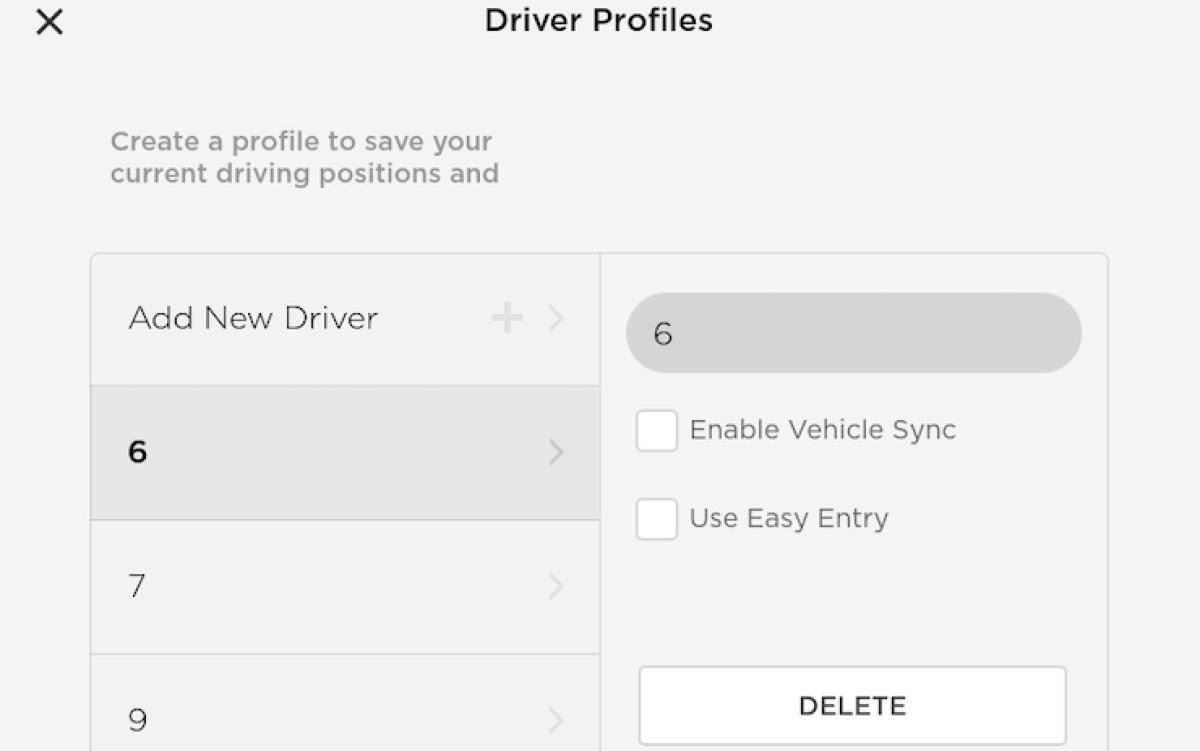 Tesla 'Cloud Profiles' enable vehicle syncing