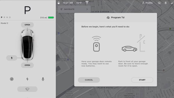 How to Check If Tesla has Garage Door Opener and How to Program It