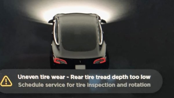 Teslas can now detect uneven tire wear