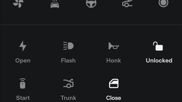 Tesla App: How to Have 5 Quick Control/Action Icons