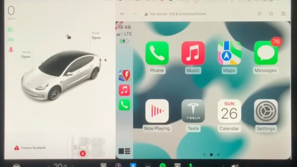 CarPlay on Teslas now available through this workaround