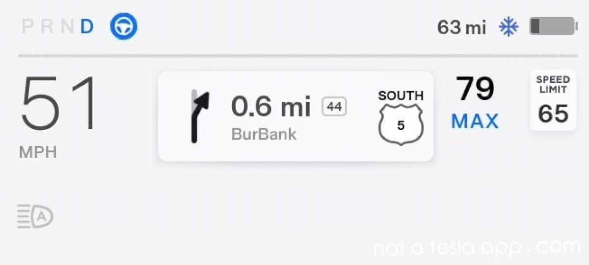 You can tap the speedometer or speed limit sign to set your Autopilot speed