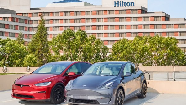 Hilton To Add 20,000 Tesla Chargers to Its Hotels As Another Manufacturer Adopts NACS