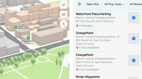 Apple's iOS 17 Will Add Real-Time EV Charger Availability in Apple Maps