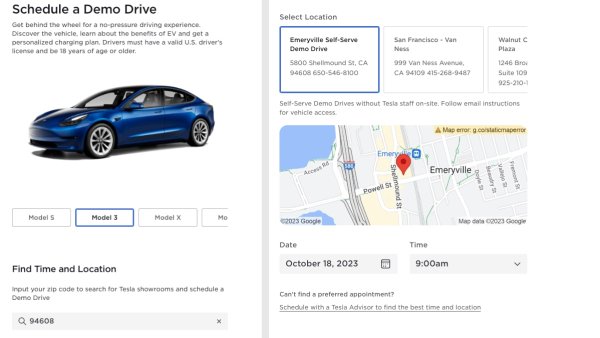 Tesla Unveils Self-Serve Demo Drives: Disrupting the Car Sales Model Yet Again