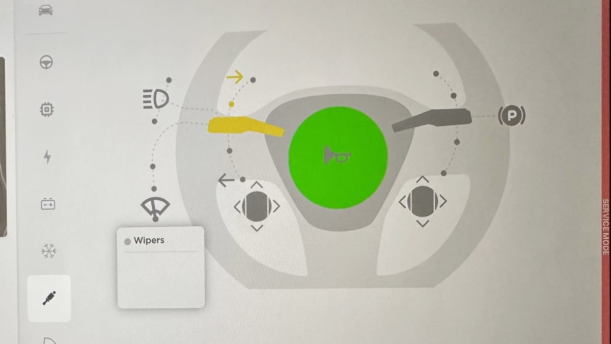 Tesla added 'Service Mode Improvements' in update 2023.26.10