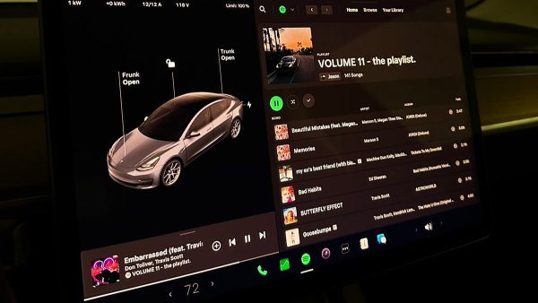 A Closer Look at Tesla's Updated Spotify App in Update 2023.26