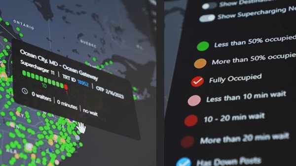 Tesla Shows Off How They Monitor Their Supercharger Network