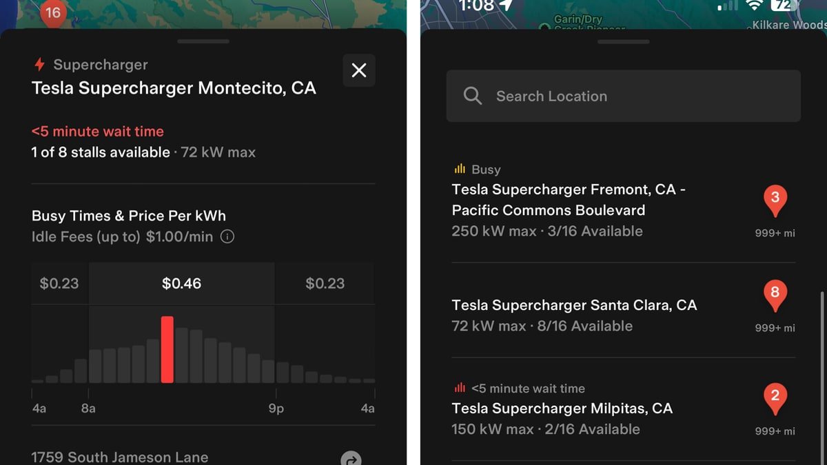 Tesla More Virtual Queue Changes feature in update 4.49.5