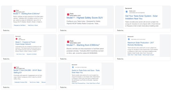 The Dawn of a New Era: Tesla Begins to Advertise on Google