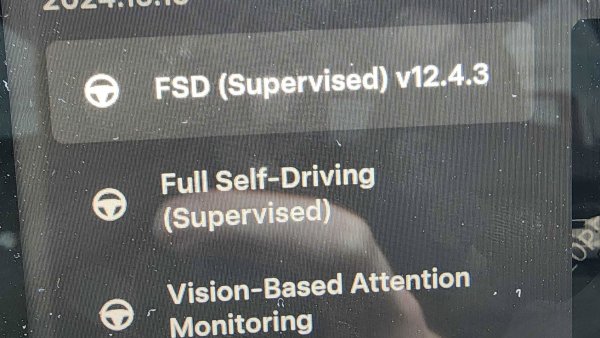 Tesla Releases FSD V12.4.3 to Employees [Update: Rollout Continues to More Customers]