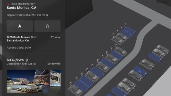 Tesla Rolls Out 3D Supercharger Site Maps to Canada