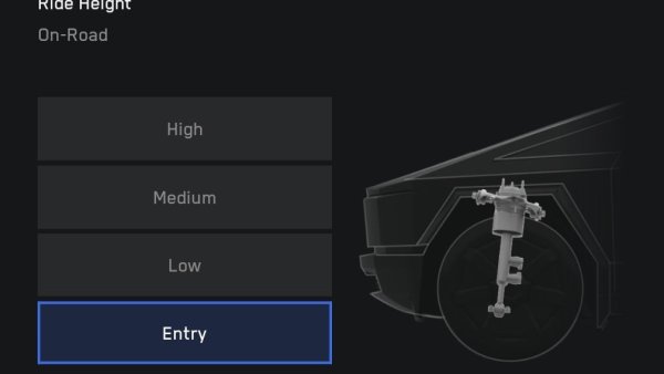 Tesla Improves Steer-by-Wire and Adds In-App Suspension Control in Cybertruck Update 2025.8.4