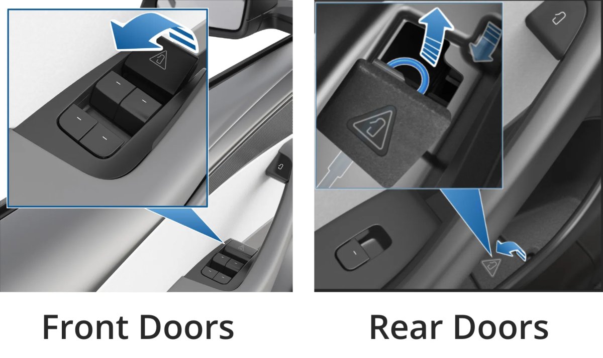 How to open the doors in newer vehicles
