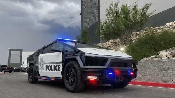 Tesla’s Cybertruck Debuts as a Police Vehicle in Las Vegas