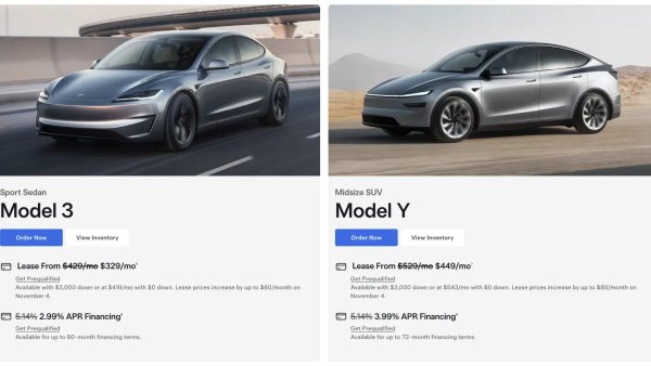 Tesla Announces Lease Price Increase