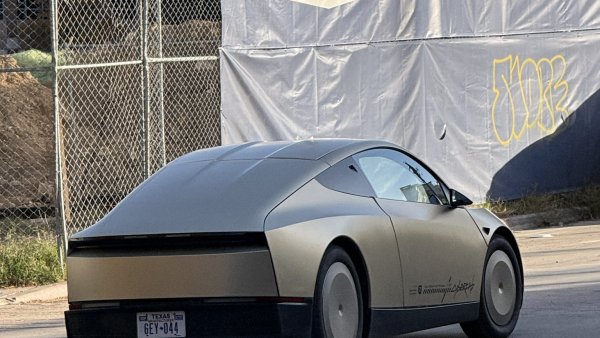 Tesla Cybercab Prototype Spotted Driving in Downtown Austin