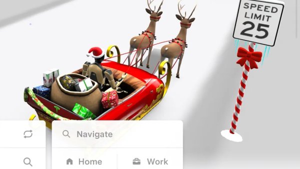 All the New Visualizations in Tesla's New Santa Mode