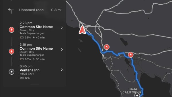 Tesla Superchargers UI Will Soon Include Street and Town Details