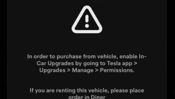 Tesla Patches Purchase Control Bug for Tesla Diner