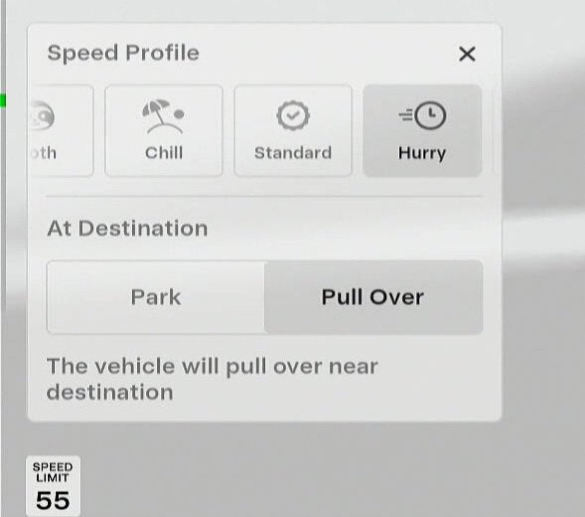 Tesla Updated Parking Options feature in update 2026.14.6.10