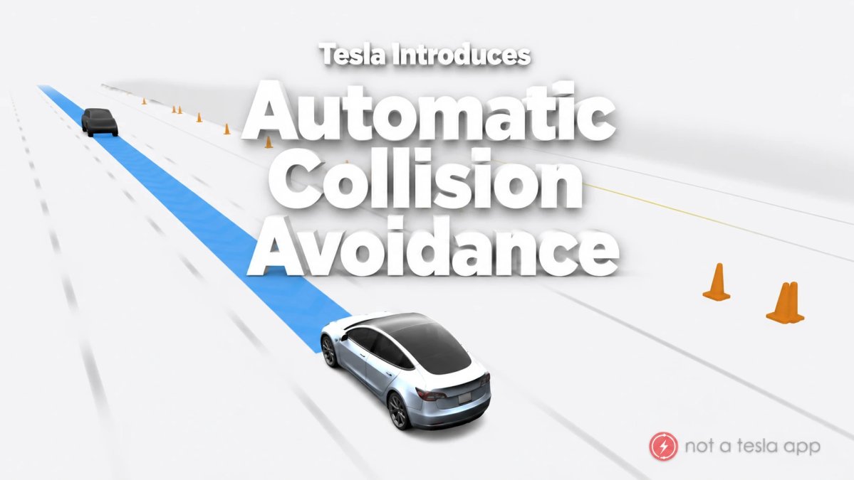 Tesla Introduces 'Automatic Collision Evasion' for Manual Drives
