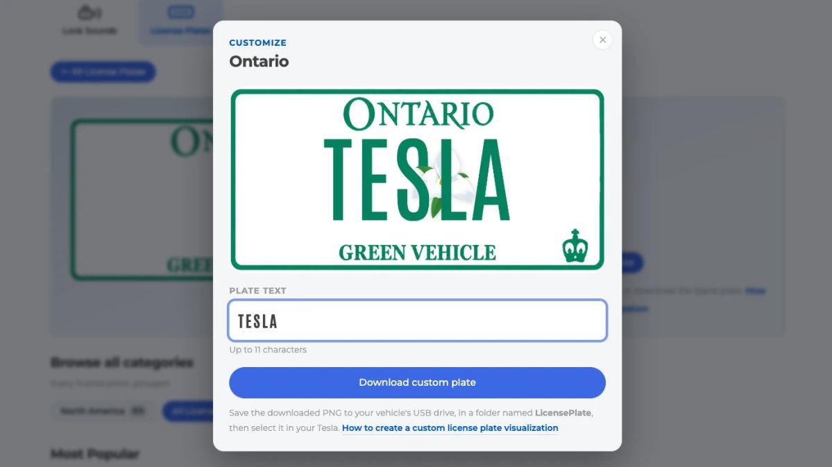 Introducing Our Personalized Tesla License Plate Generator [Update: Now Supports Canada!]