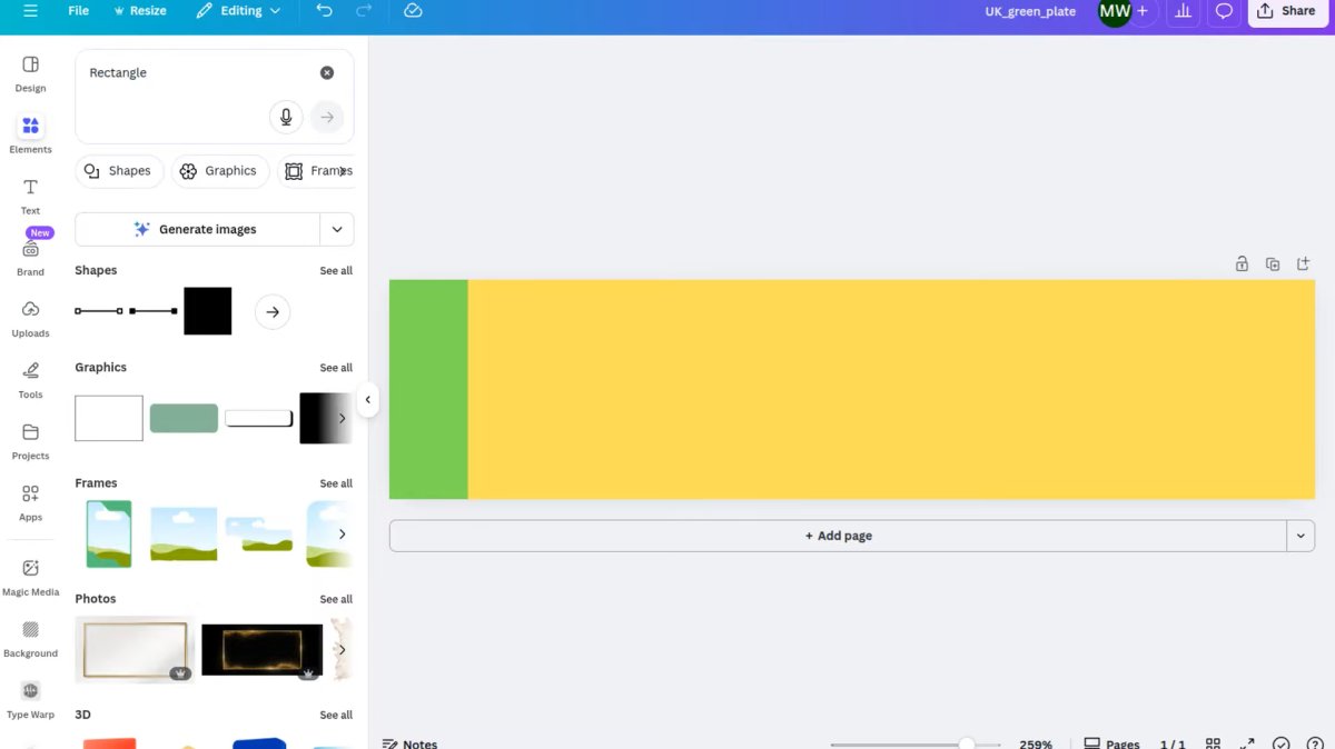Creating a custom background image for your Tesla's license plate visualization in an online editor