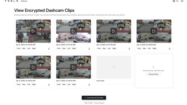 How to Decrypt Tesla's Sentry Mode and Dashcam Videos With Web-Based Dashcam Viewer