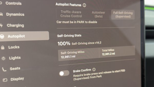 Tesla Owner Reaches Almost 13,000 Miles of Intervention-Free FSD Driving